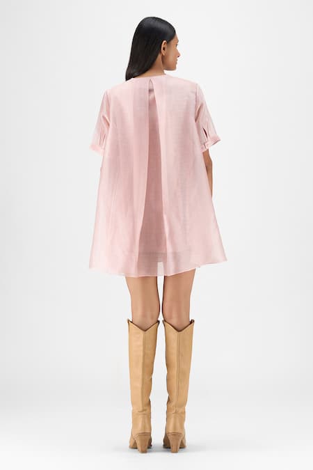 Amit Aggarwal Metallic Sheer Shirt