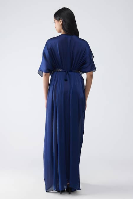 Amit Aggarwal Layered Pleated Dress