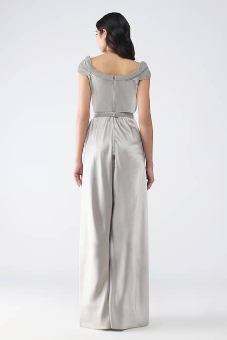 Amit Aggarwal Micro Pleated Jumpsuit