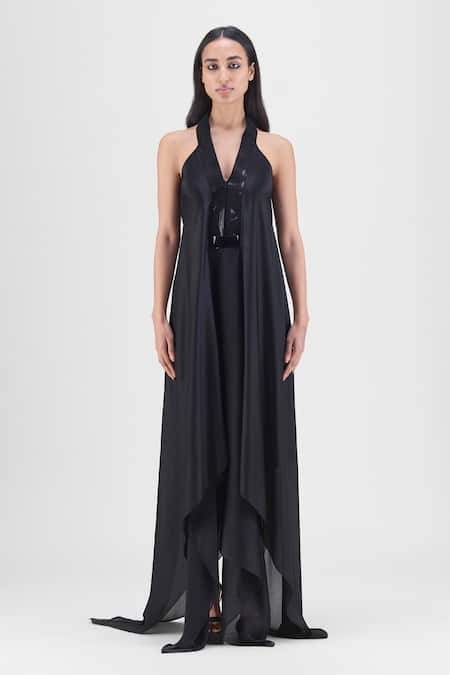 Amit Aggarwal Metallic Layered Dress