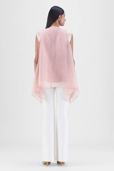 Amit Aggarwal Metallic Structured Top