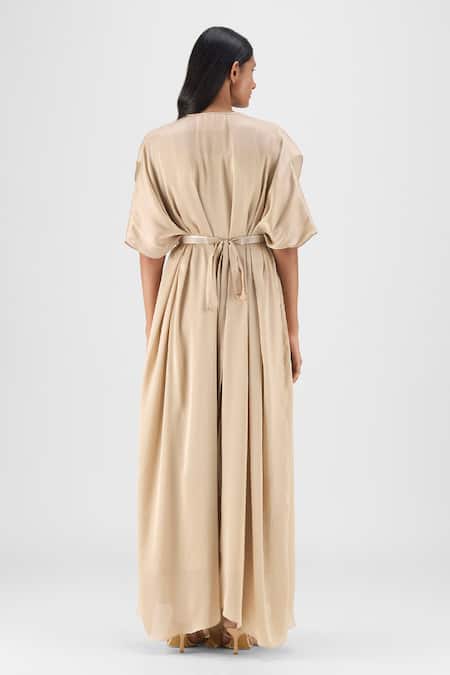 Amit Aggarwal Pleated Layered Dress
