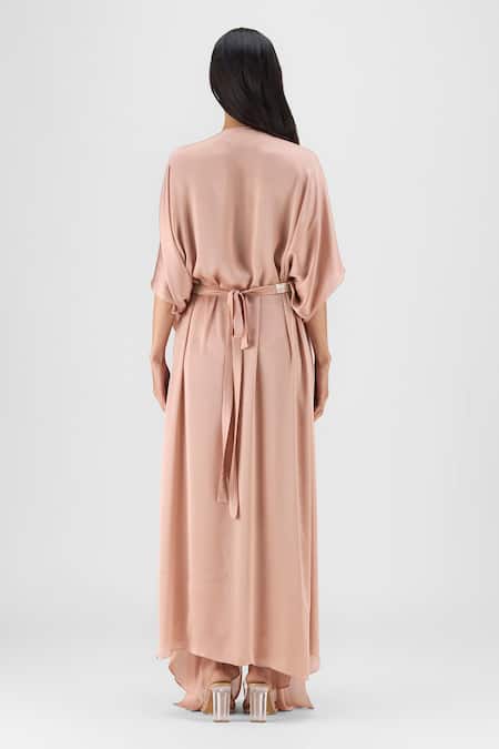 Amit Aggarwal Pleated Layered Dress