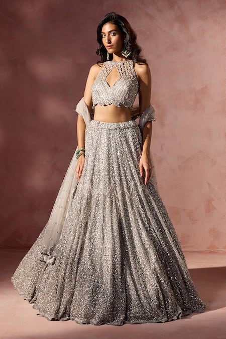Nitika Gujral Embellished Lehenga Set 