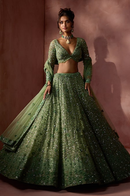 Nitika Gujral Floral Pattern Lehenga Set 