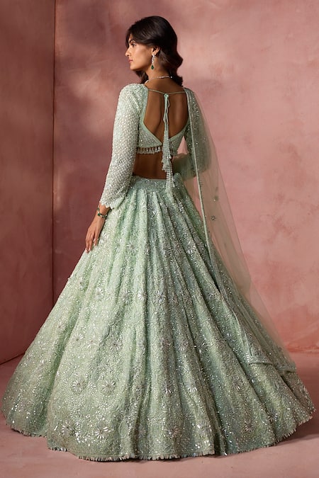 Nitika Gujral Crystal Work Lehenga Set 