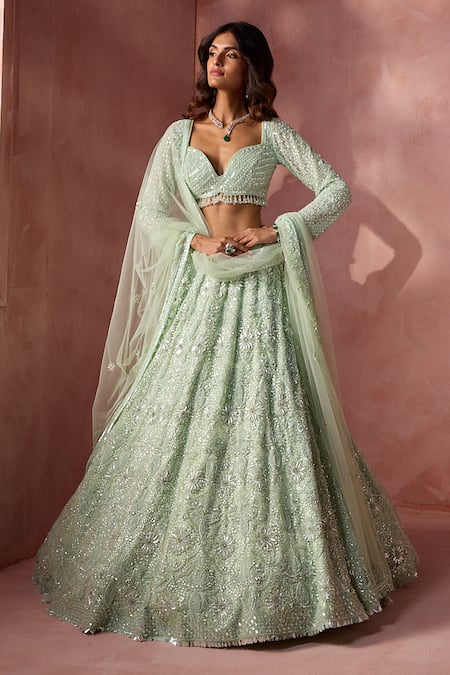 Nitika Gujral Crystal Work Lehenga Set 