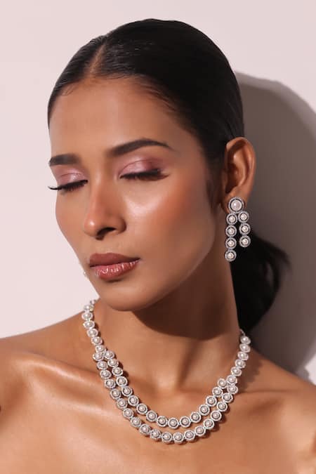 Zaza By Somya Aurora Bits Embellished Necklace Set