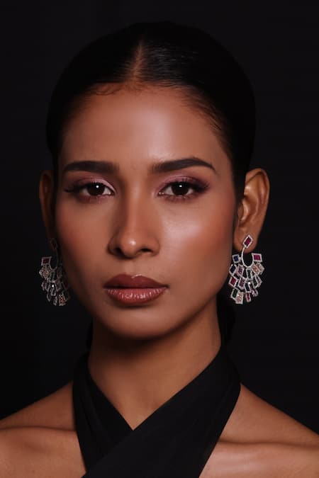 Zaza By Somya Flashcore Embellished Earrings 