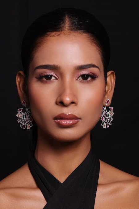 Zaza By Somya Flashcore Embellished Earrings 