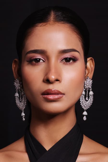 Zaza By Somya Prism Pulse Embellished Earrings 