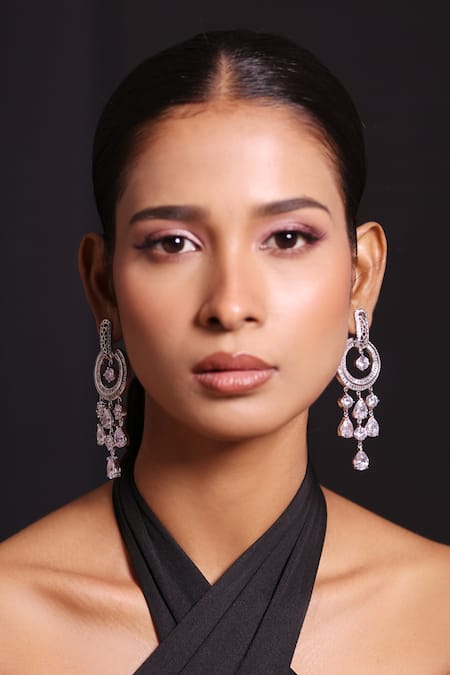 Zaza By Somya Radiant Rebel Embellished Earrings 