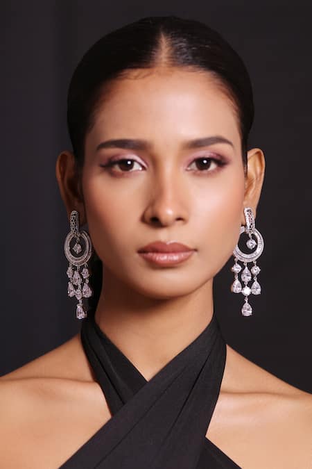 Zaza By Somya Radiant Rebel Embellished Earrings 