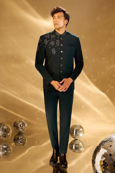 Arihant Rai Sinha Beaded Embroidered Bandhgala