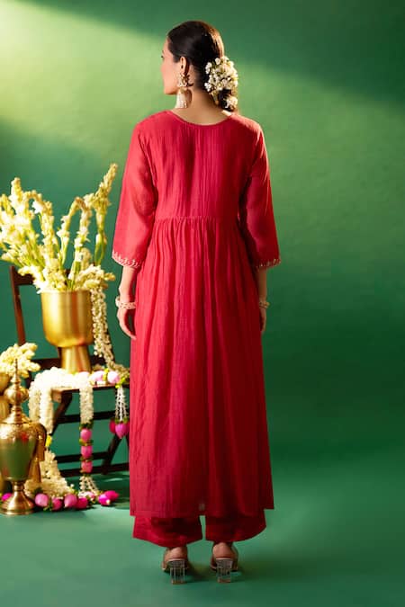 Samyukta Singhania Hand Embroidered Anarkali Set