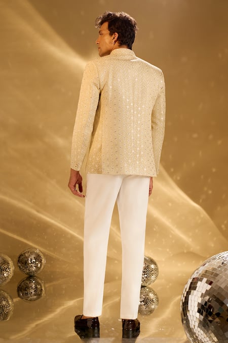 Arihant Rai Sinha Floret Embroidered Bandhgala Set