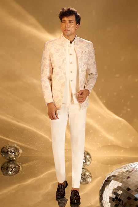 Arihant Rai Sinha Embroidered Bandhgala Set