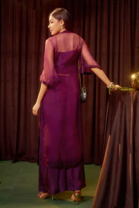 Coeur Flore Sheer Kurta & Pant Set 