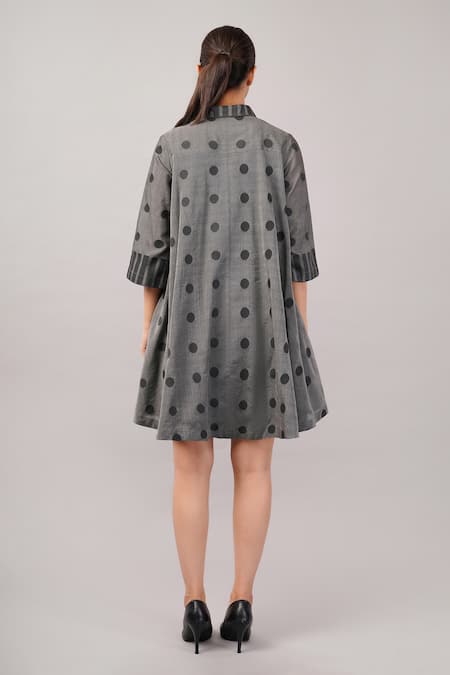 Abraham And Thakore Polka Dot Dress