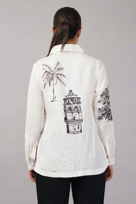 Abraham And Thakore Architecture Print Shirt