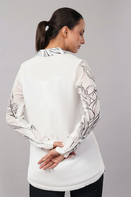 Abraham And Thakore Jungle Print Shirt 