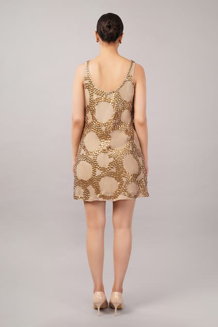 Abraham And Thakore French Cut Rings Dress