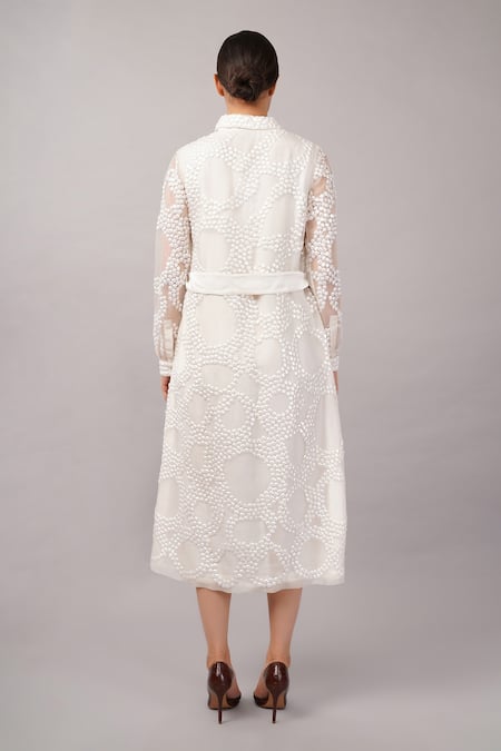 Abraham And Thakore French Cut Rings Dress