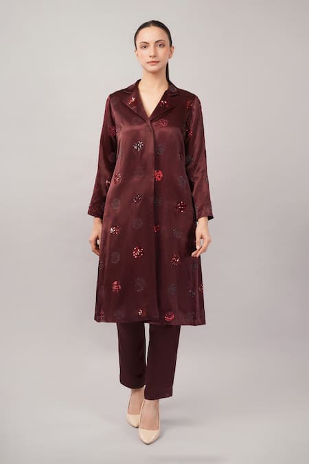 Abraham And Thakore Polka Dot Jacket 