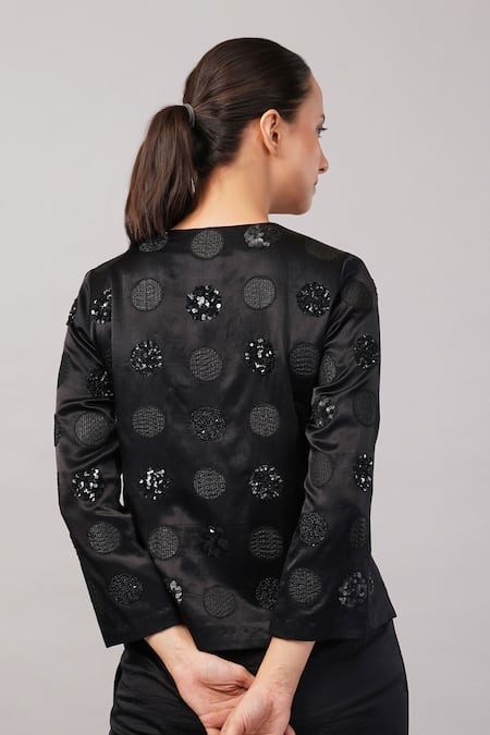 Abraham And Thakore Polka Dot Jacket 