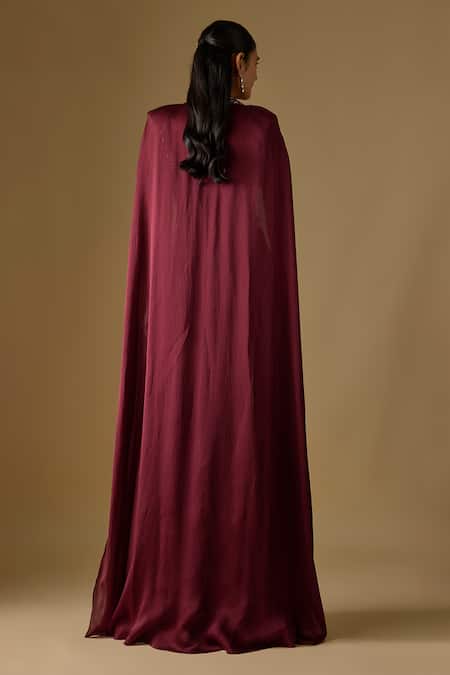 Asaga Navara Abstract Embroidered Corset Sharara Set 