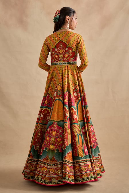 Kalista Sandhya Printed Anarkali & Dupatta Set 