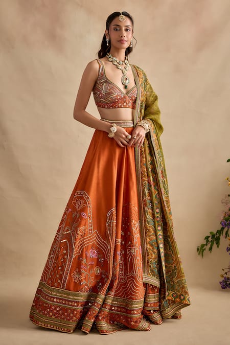 Kalista Yamika Embroidered Lehenga Set