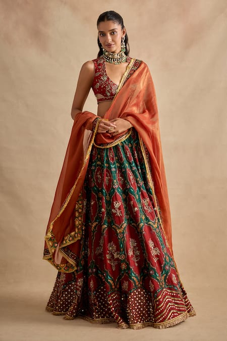 Kalista Shazia Printed Lehenga Set