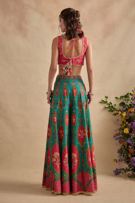 Kalista Urja Embroidered Blouse Sharara Set 