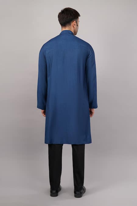 Abraham And Thakore Cutwork Yoke Kurta