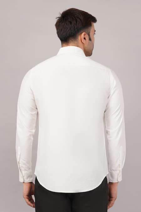 Abraham And Thakore Stripe Yoke Shirt