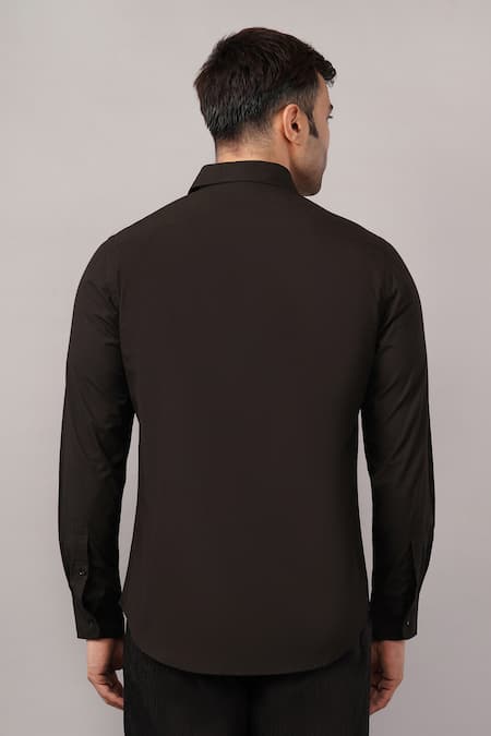 Abraham And Thakore Dash Pattern Shirt
