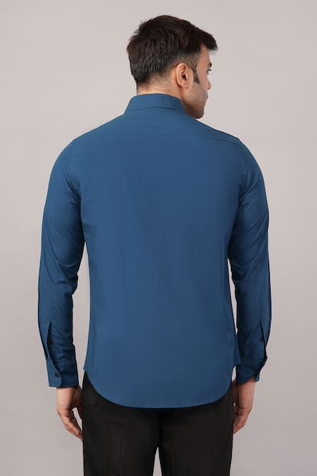 Abraham And Thakore Dash Pattern Shirt