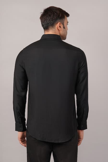 Abraham And Thakore Foil Applique Shirt
