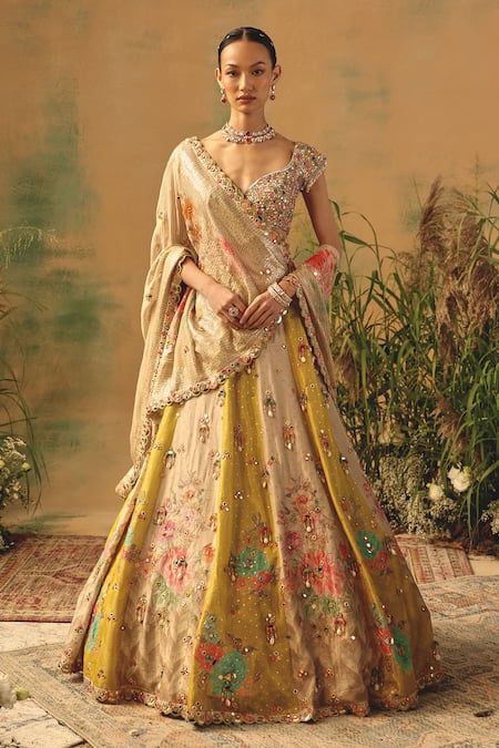 Basanti - Kapde Aur Koffee The Amaltas Lehenga Set