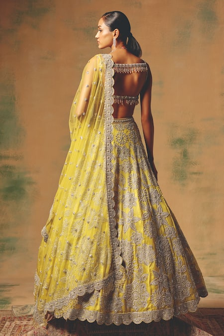 Basanti - Kapde Aur Koffee The Solstice Fern Lehenga Set