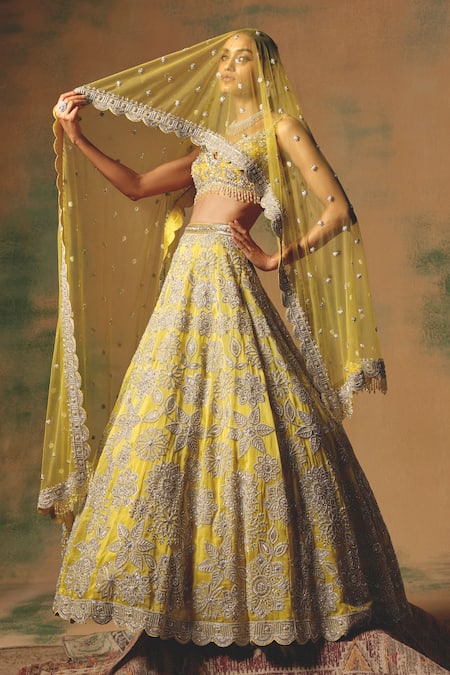 Basanti - Kapde Aur Koffee The Solstice Fern Lehenga Set