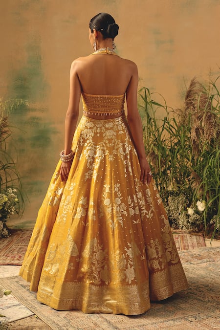 Basanti - Kapde Aur Koffee The Embers Of Marigold Lehenga Set