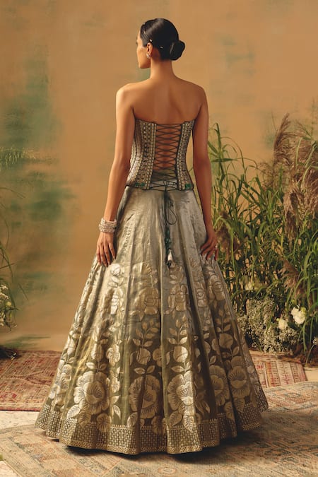 Basanti - Kapde Aur Koffee The Sage Bloom Lehenga Set