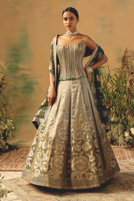 Basanti - Kapde Aur Koffee The Sage Bloom Lehenga Set