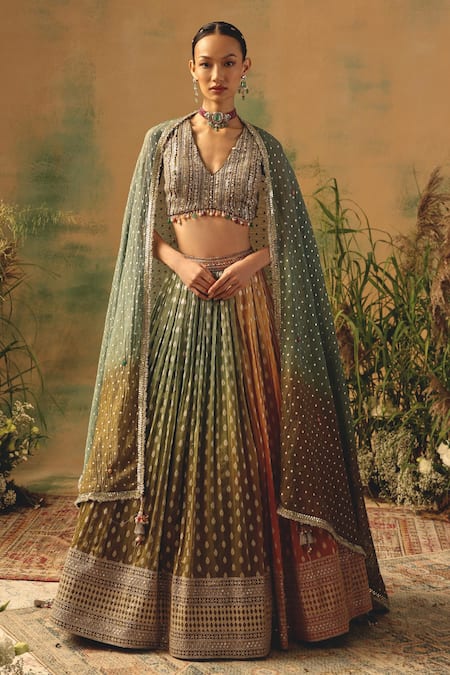 Basanti - Kapde Aur Koffee The Haldi Forest Lehenga Set