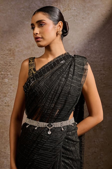 Tarun Tahiliani Jewelled Brooch Belt