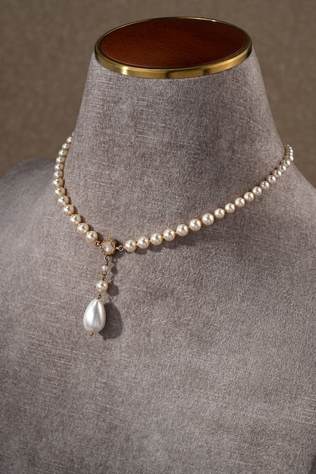 Tarun Tahiliani Pearl Chain Choker