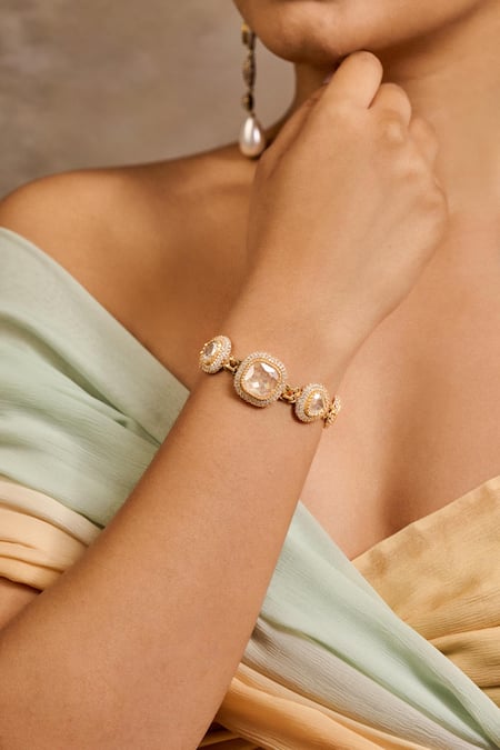 Tarun Tahiliani Handcrafted Studded Bracelet