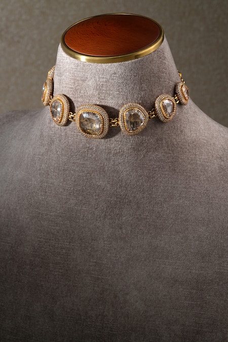 Tarun Tahiliani Swarovski Stone Studded Choker